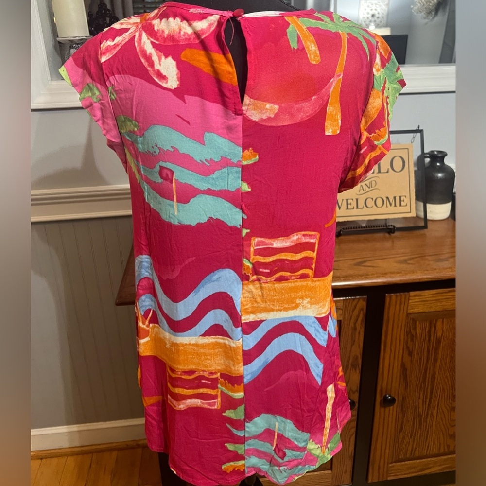 C & C California Women’s Tropical Top🌴 NWT - Picture 5 of 5
